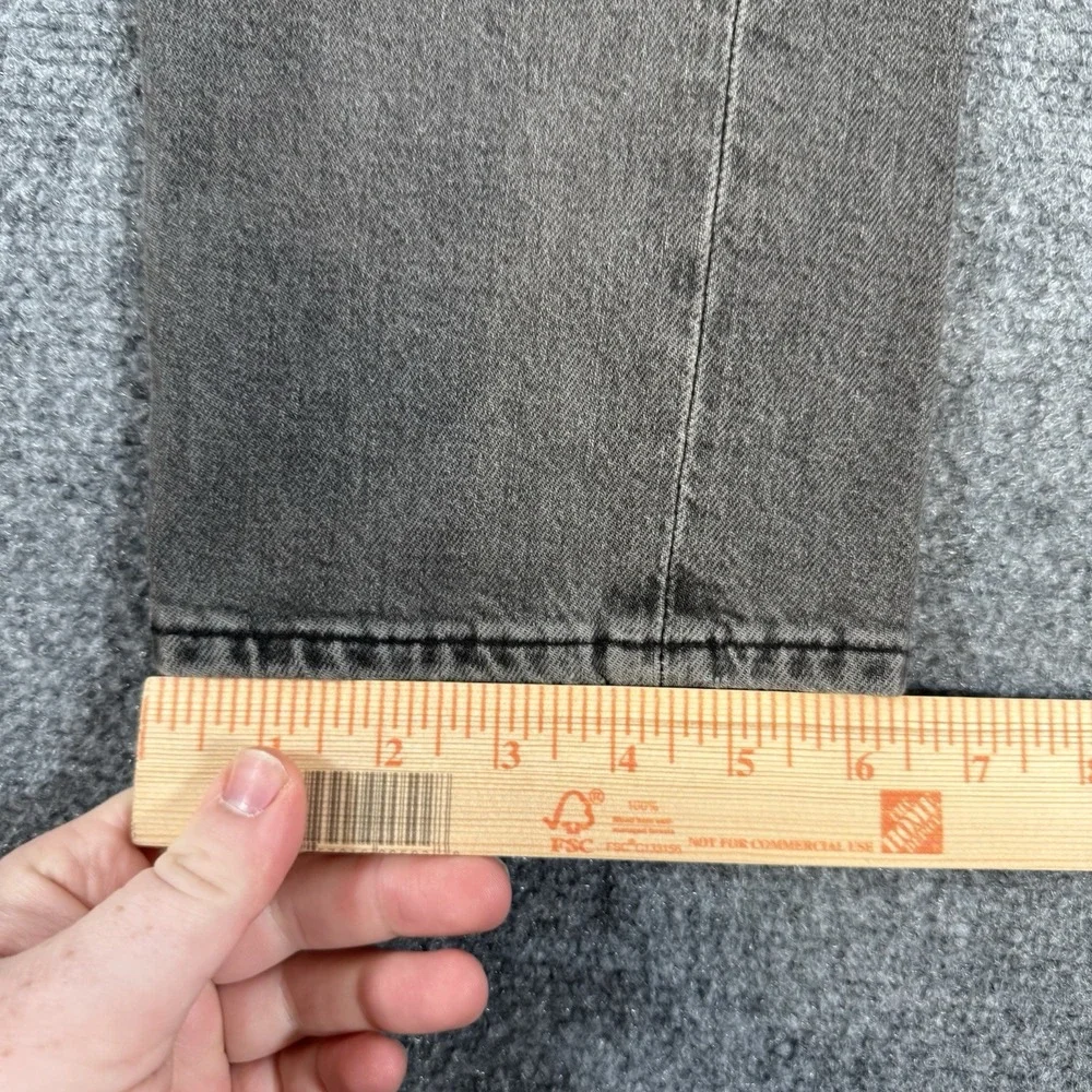 Levi's Jeans Mens 30x32 (Fits 28x31) Gray 502 Regular Taper Premium‎ Stretch